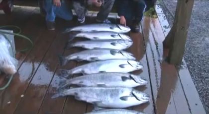  Tim Moyer family trip, salmon fishing Ucluelet BC 2009